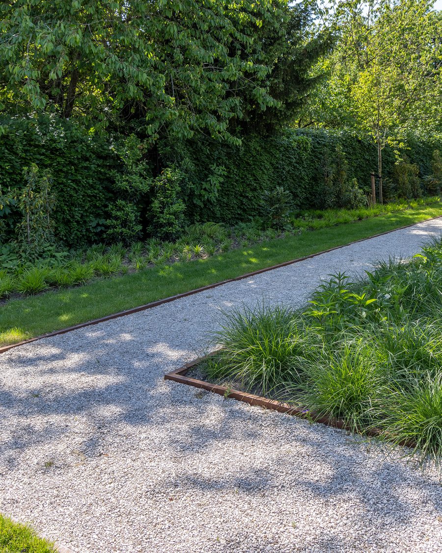 Grindpad met stalen kantopsluiting
