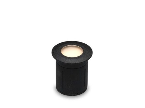 Arada | grondspot | rond zwart | warmwit | OutdoorPro+ | 12 volt