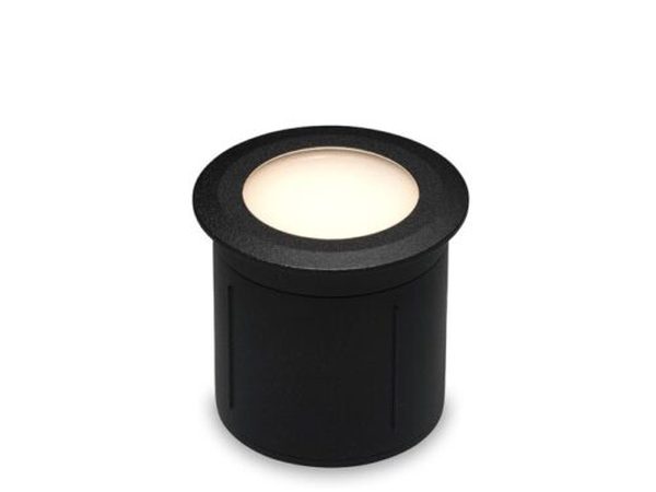 Cepos | grondspot | rond zwart | warmwit | OutdoorPro+ | 12 volt