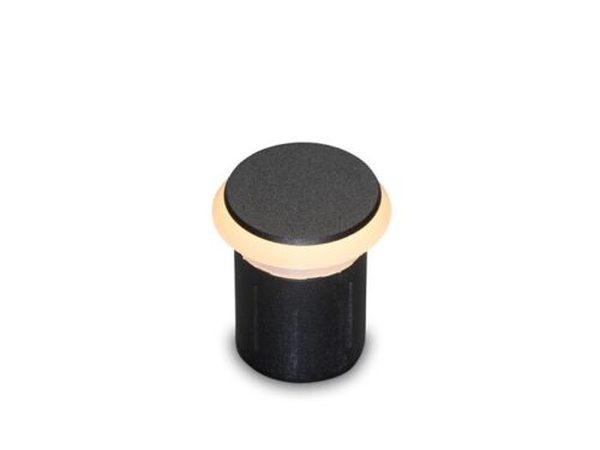 Colos | grondspot | rondom zwart | warmwit | OutdoorPro+ | 12 volt