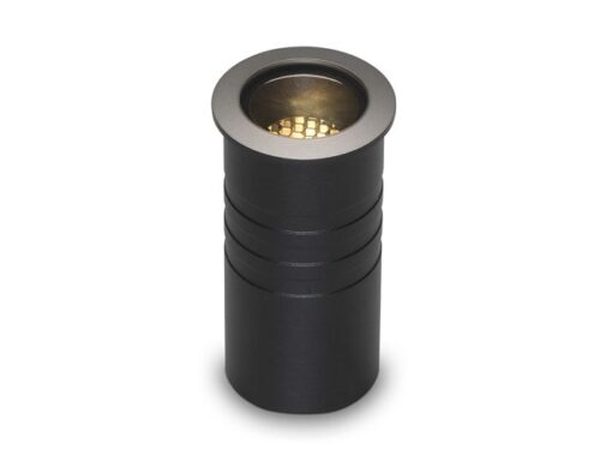 Peral | grondspot | rond zwart | warmwit | OutdoorPro+ | 12 volt