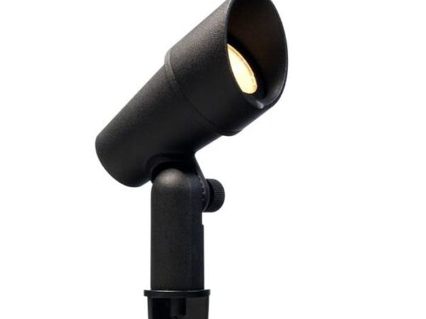 Selmes | prikspot | anti-verblindingskap zwart | warmwit | OutdoorPro+ | 12 volt