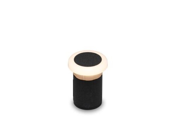 Topo | grondspot | rondom zwart | warmwit | OutdoorPro+ | 12 volt