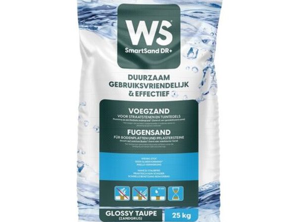 WS SmartSand DR+ Waterdoorlatend Glossy Taupe (Zandgrijs) 25 kg