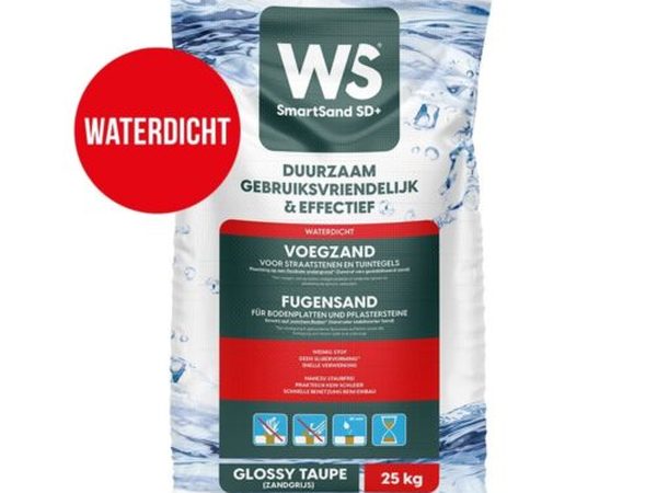 WS SmartSand SD+ Waterdicht Glossy Taupe (Zandgrijs) 25 kg