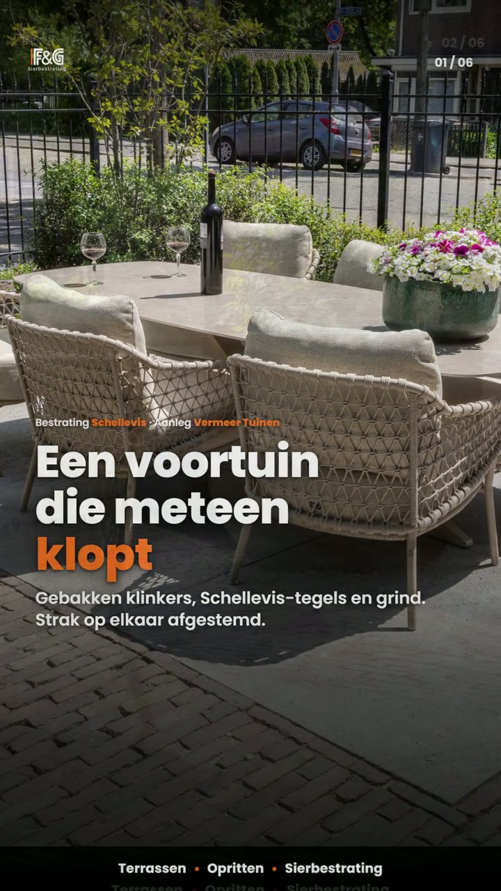 Reel: aanleg van een voortuin
